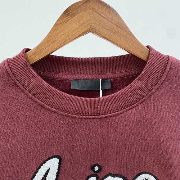 Anine Bing Burgundy Logo Sweatshirt - Picture 3 of 6